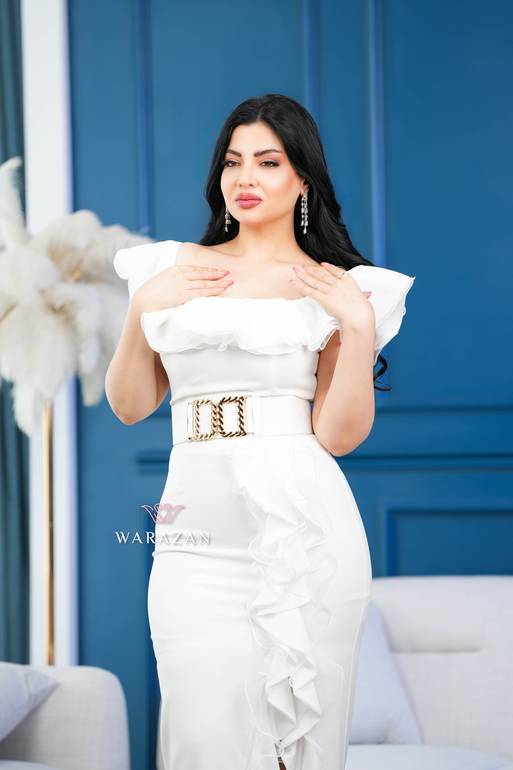 فستان سهرة ناعم  مخمل راقي للمناسبات والعيد والخطوبة