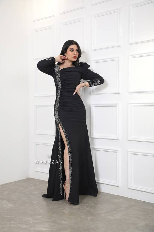  فستان سهرة طويلة