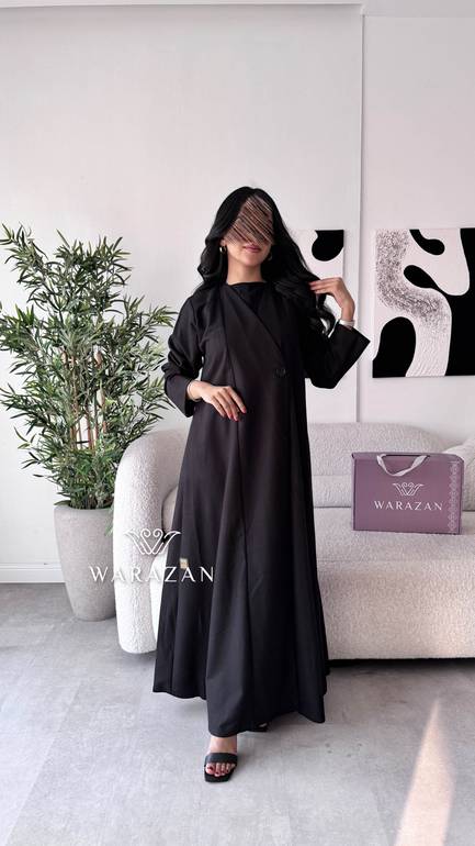 عباية ربع كلوش بتصميم انيق  