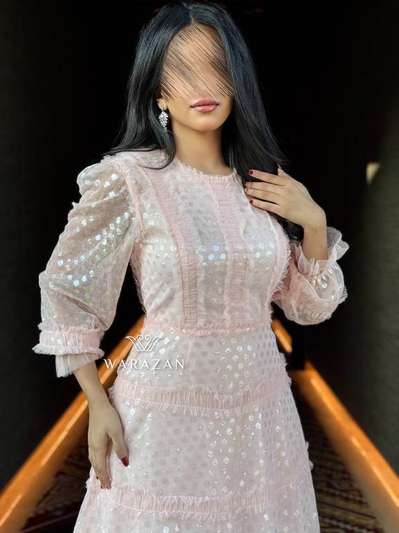 فستان ميد ناعم للعيد