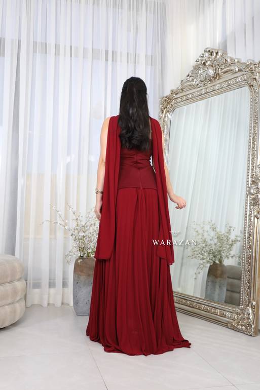 فستان سهرة بتدخيلة  كرستال 