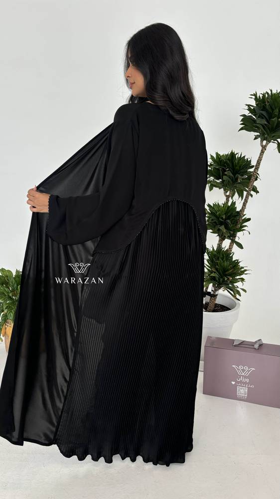 عباية بستايل كسرات من الخلف 