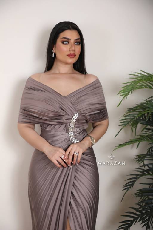 فستان بيليسيه أنيق ومميز للمناسبات - جلكسي - 6