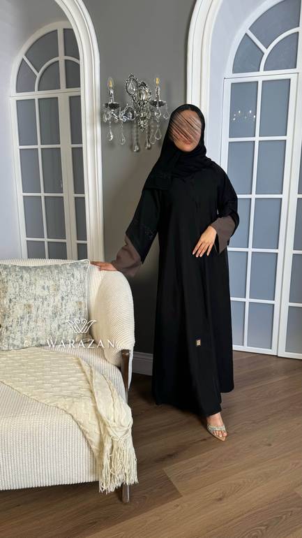 عباية رسمية  بقماش ميني ميت