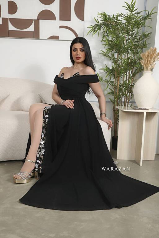 فستان ماسك راقي مع كلفة
