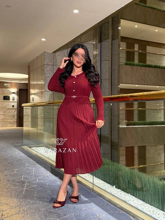 فستان ماسك استرتش بتفاصيل مميزه