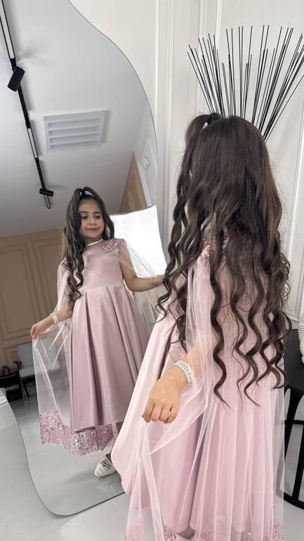 فستان بناتي سهرة فخم وانيق 