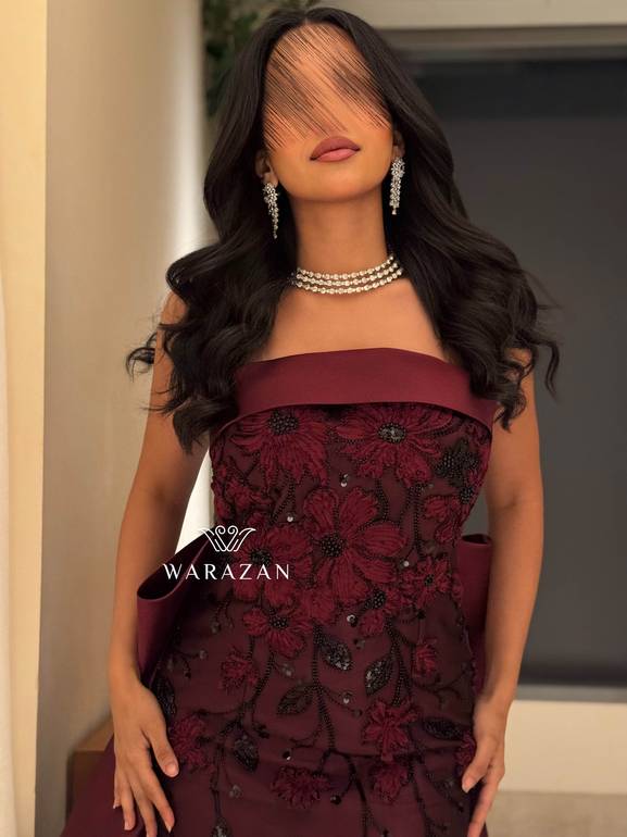 فساتين سهرة راقي للمناسبات الفخمة