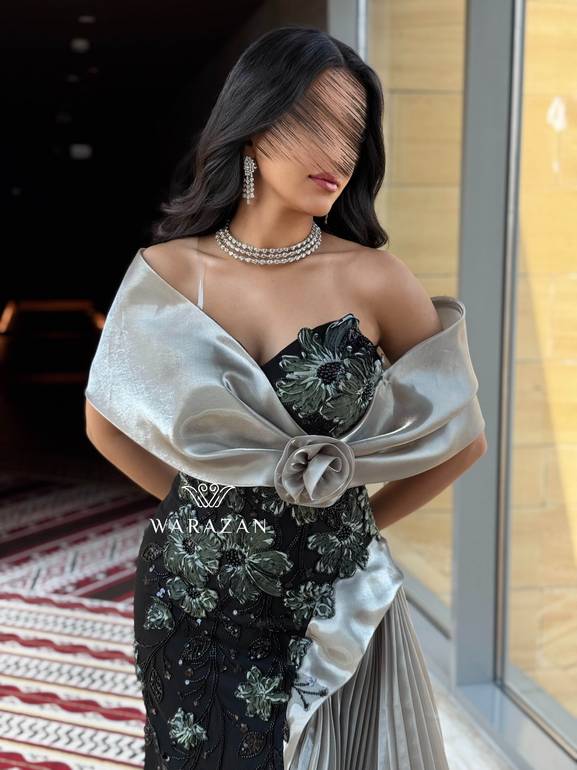 فساتين سهرة كريب