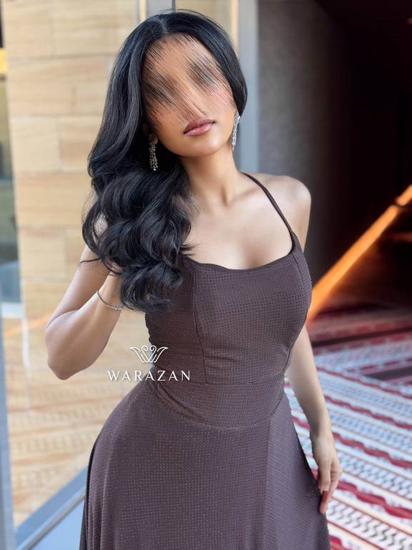 فستان ناعم استريتش بلمعه 
