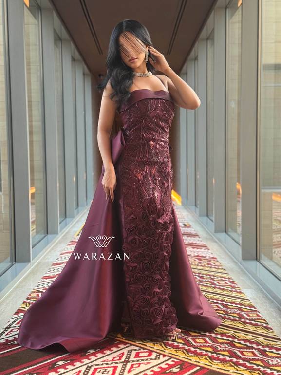 فساتين سهرة فخمة للمناسبات الراقية 