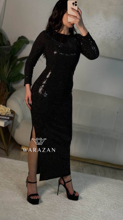 فستان سهرة ناعم انيييق للمناسبات 