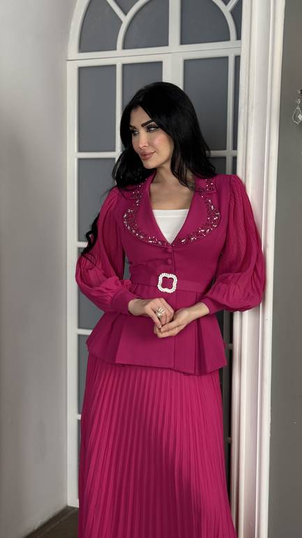 طقم رسمي بتنوره كسرات
