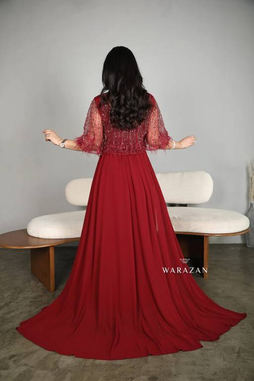 فستان ماسك سهرة قطعتين