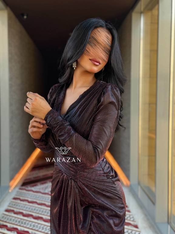 فستان سهره ماسك من الخصر 
