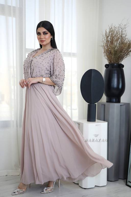 فستان سهره ملكي بتطريز