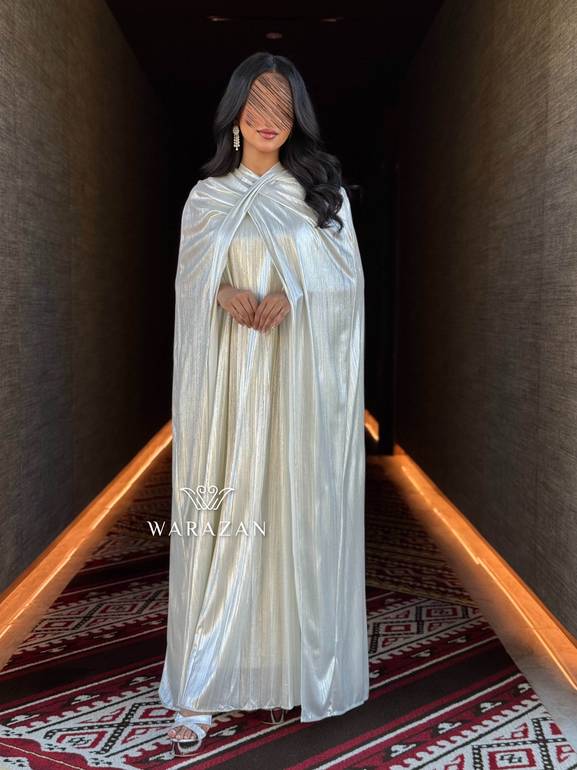فستان سهرة ناعم قطعتين للمناسبات