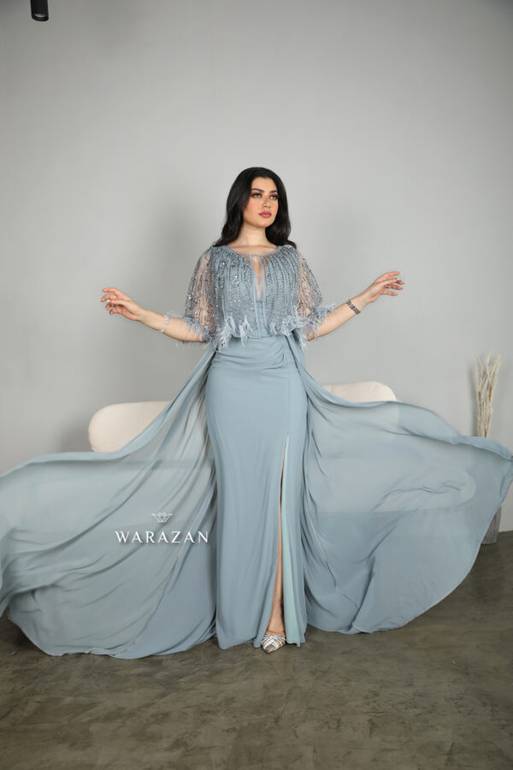 فستان ماسك سهرة قطعتين