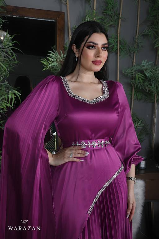 فستان راقي بيليسيه وتطريز