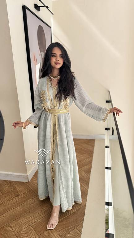 جلابيه مغربيه بستايل انيق وملكي