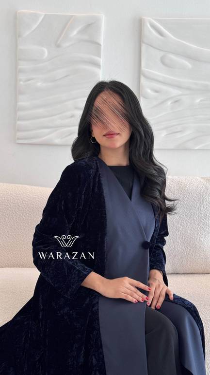 عباية مخمل بتدخيلة تفته 