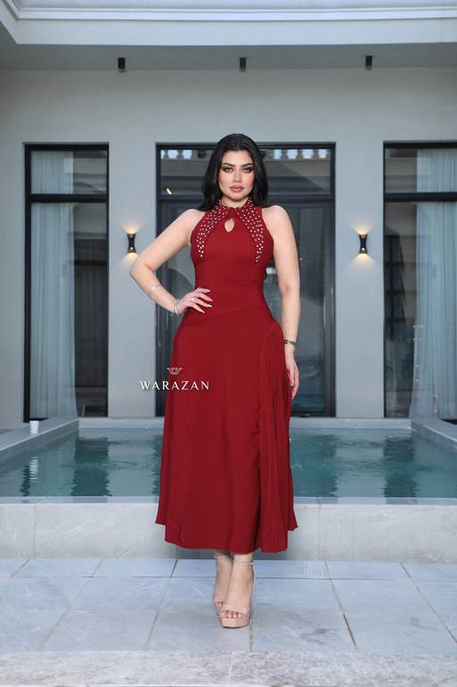 فستان ناعم بيليسيه من الجنب 