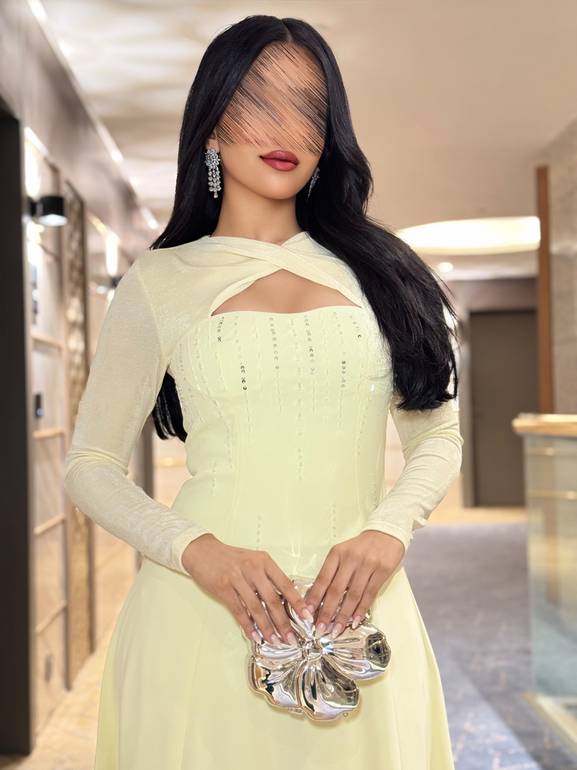 فستان سهرة ناعم ستايل راقي 