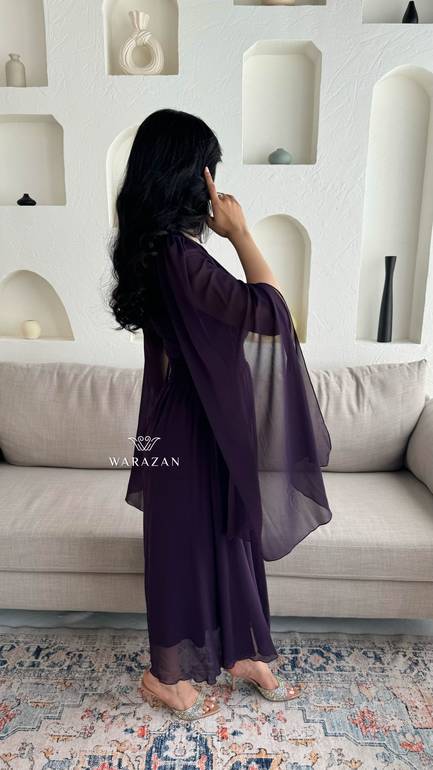 فستان شيفون ناعم 