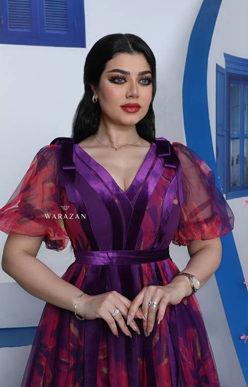 فستان ميد برنت 