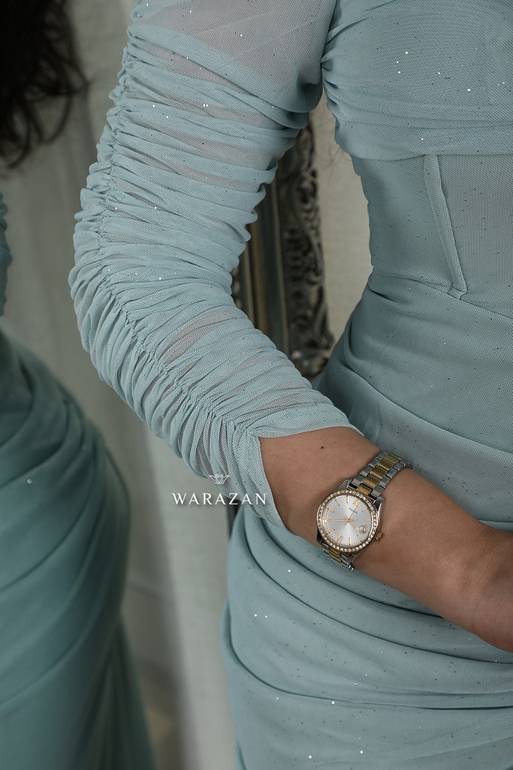 فستان سهره ماسك بلمعة 