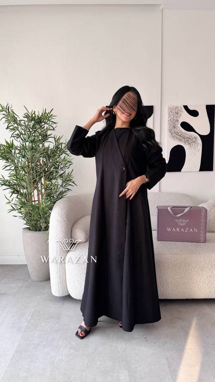 عباية ربع كلوش بتصميم انيق  