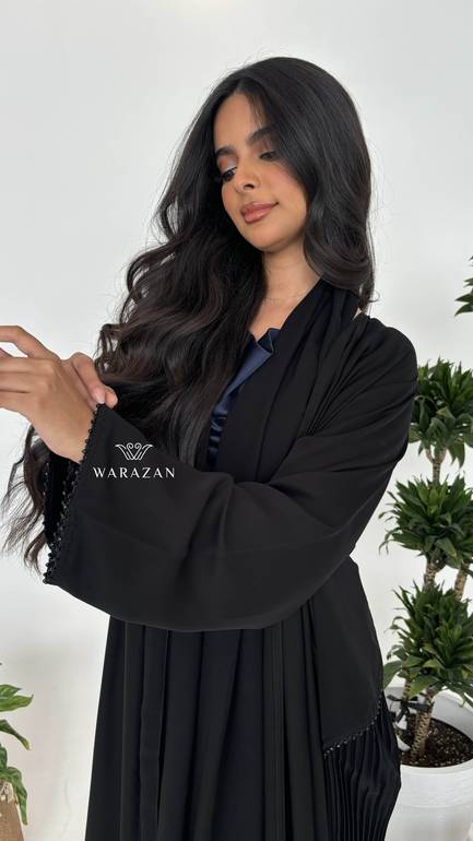 عباية بستايل كسرات من الخلف 