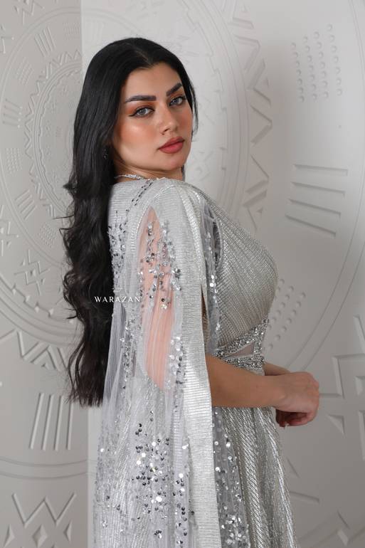 فستان سهره بتخصيره من الخصر 