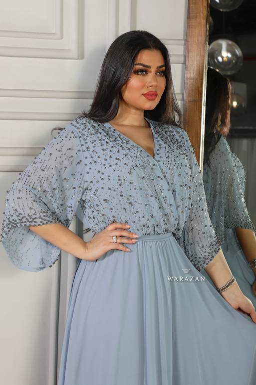 فستان سهره ملكي بتطريز