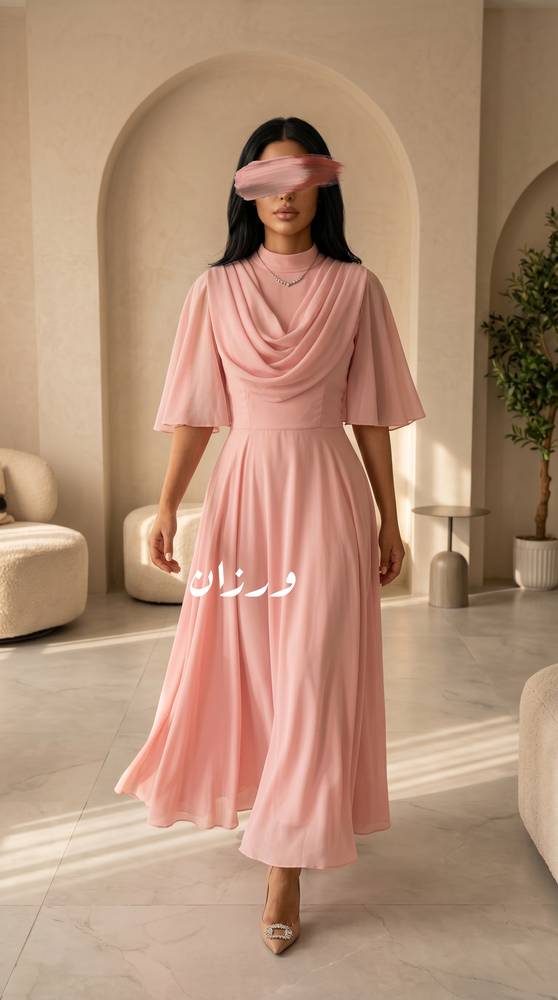 فستان شيفون جورجيت