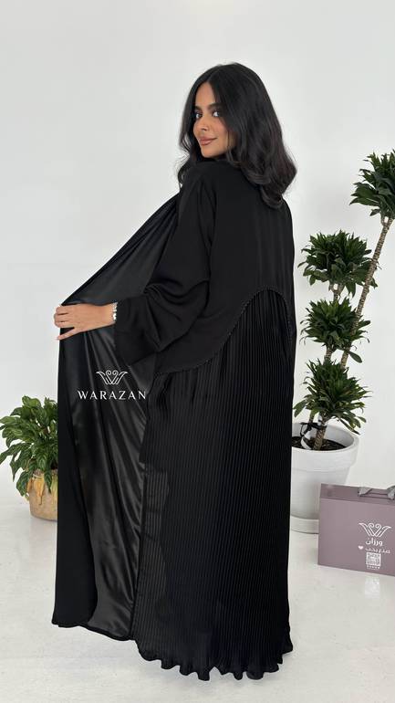 عباية بستايل كسرات من الخلف 