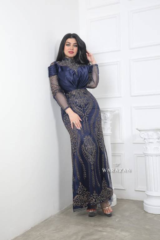 فستان سهرة راقي قطعتين