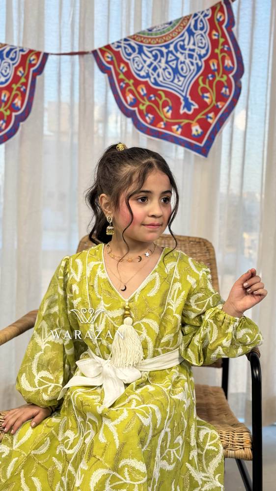 جلابية بناتي بالوانة المختلفة