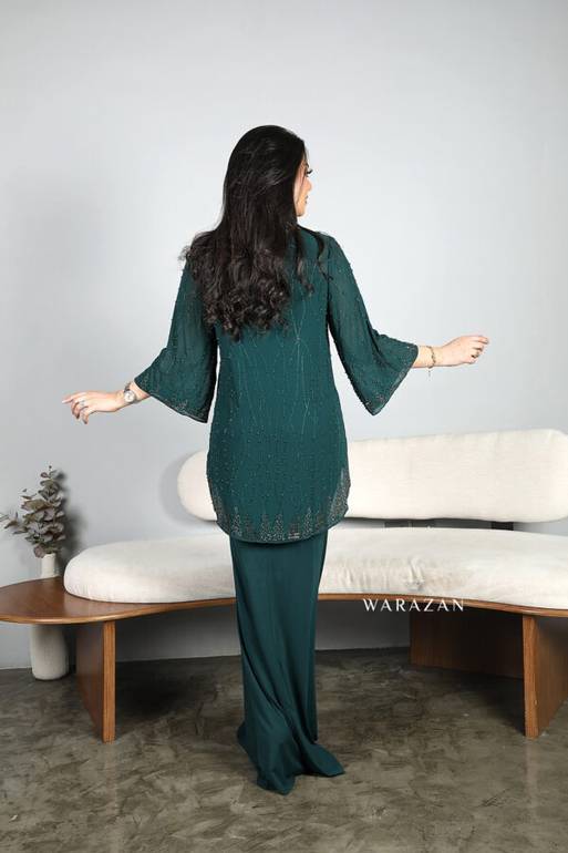 فستان سهره ناعم قطعتين