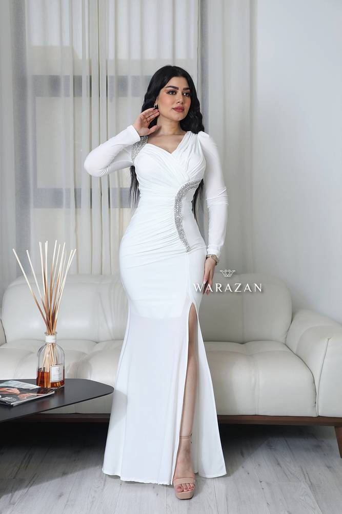 فستان سهرة ماسك انيق 