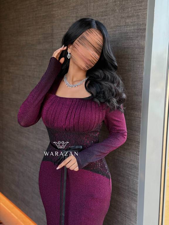 فستان سهره ماسك باكمام