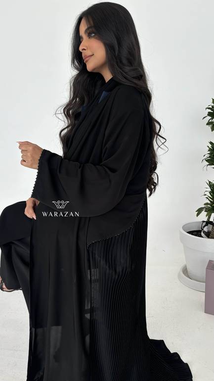 عباية بستايل كسرات من الخلف 