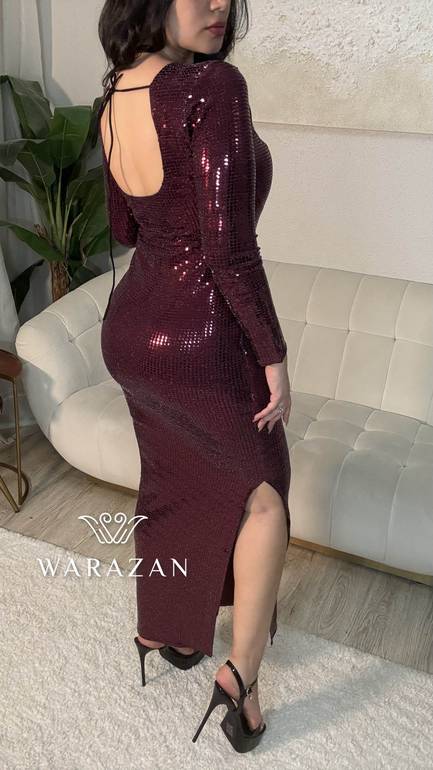 فستان سهرة ناعم انيييق للمناسبات 