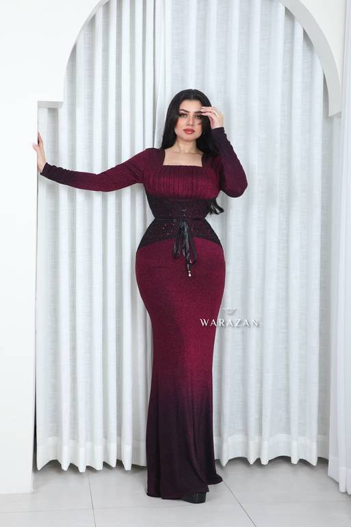 فستان سهره ماسك باكمام