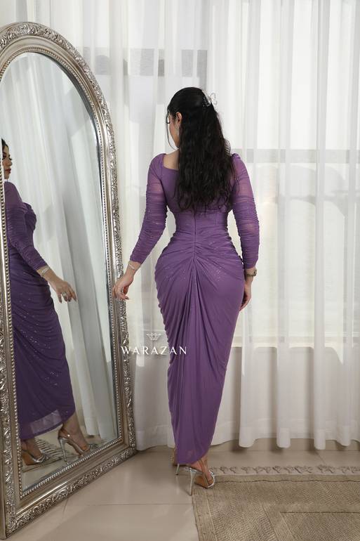 فستان سهره ماسك بلمعة 