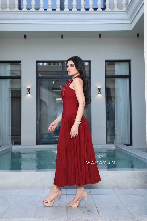 فستان ناعم بيليسيه من الجنب 