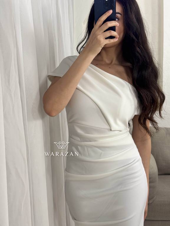فستان ناعم بكت مفتوح 