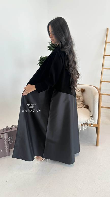 عباية انيقة  ببستايل نصفي 