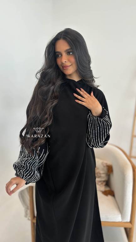 عباية للمناسبات بفصوص من الكم 