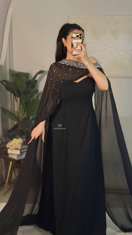 فستان سهره بقطعتين وبكرستال 